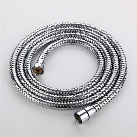 Stainless steel shower hose, explosion-proof shower hose, rain shower head, galvanized metal water pipe 2 meters (1/5)