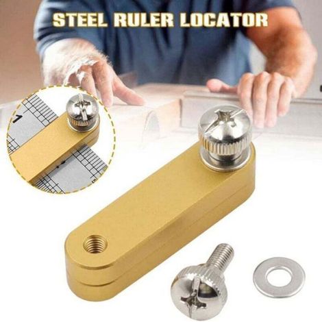 Traceur De Marquage - Acier Inoxydable - Pour Règle Parallèle En Bois - 53x12x14 mm - 1 Pièce (1/4)
