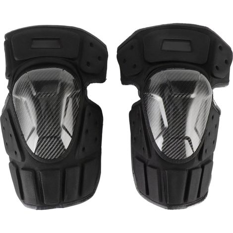 Genouillères moto adultes coque dure anti-choc protection genoux pour course moto, skateboard, rollers et cyclisme. (1/5)