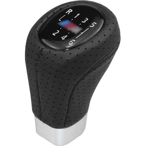 Enowelir 1pc Compatible BMW série (6 vitesses) 1 série 3 série, tête de vitesse de voiture, pommeau de levier de vitesse 6 vitesses pour pièces automobiles de manette de vitesse Handball (1/4)