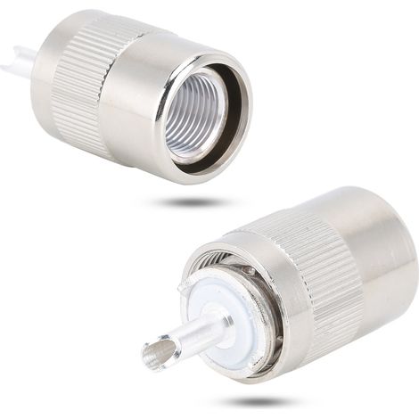 5 Pièces Connecteur UHF Mâle PL-259 pour Câble Coaxial RG8X, RG58, LMR-240 (1/4)