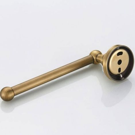Porte-Serviettes - Porte-Papier Toilette - Ensemble Accessoires Salle De Bain En Laiton Antique - Bronze Brossé - Lot De 2 (1/5)