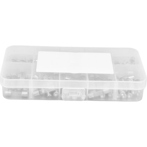 Kit de 100 fusibles électriques en verre à action rapide de 0,2 à 20 A (1/5)