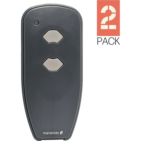 DIGITAL D382-433 MHz Télécommande 2 boutons MARANTEC Pack de 2 (1/2)