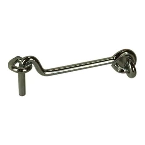 Staffa per la chiusura di porte e tapparelle, L60xD3.5mm, acciaio galvanizzato.