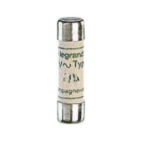 Cartouche industrielle cylindrique type aM 8,5x32mm sans voyant 10A LEGRAND 012010 (1/2)