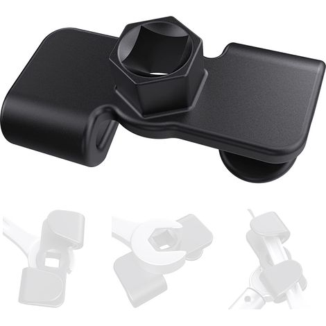 Extensión para llave de carraca de 1/2 pulgada o herramienta de extensión para llave de vaso hexagonal universal de 21 mm (1/5)
