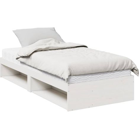 Maison Exclusive - Sofá cama con colchón madera maciza de pino bl (1/5)