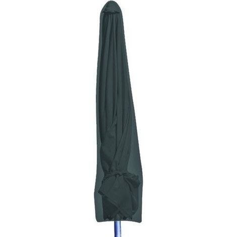 Abdeckhaube anthrazit für Sonnenschirm 183 x 25/35cm Schutzhülle Abdeckplane