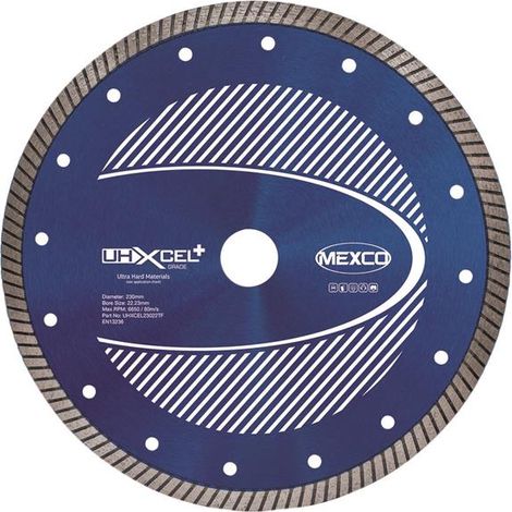 MEXCO UHXCEL+ Ultra Hard Plus 230mm Diamond Blade for Cutting (1/2)