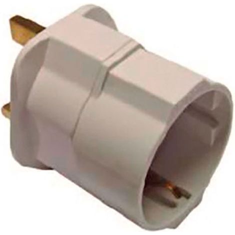 Adapter Europa auf Großbritannien 13 bis 250 V weiß (eingeschweißt)