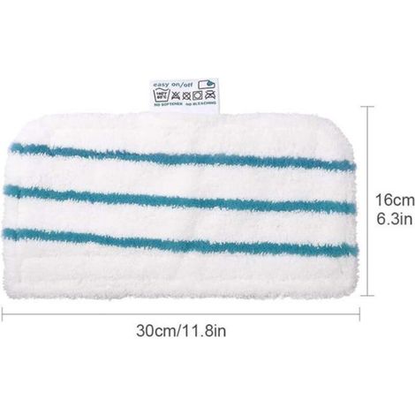 Lingette Microfibre - Pour Balai Vapeur Black+Decker - Compatible FSM1630 FSM1605 FSM1321 FSMH1 - Lot de 5 (1/4)