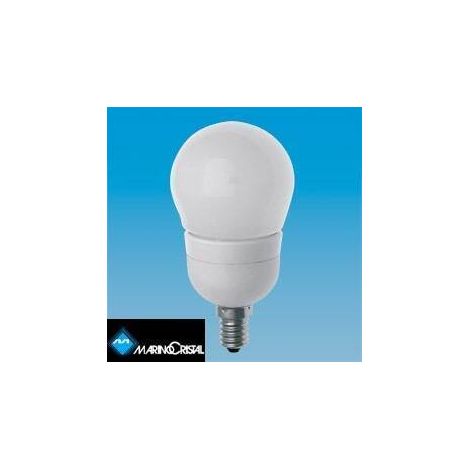 Lampada risparmio energetico 7W E14 Sfera Marino Cristal - 20629