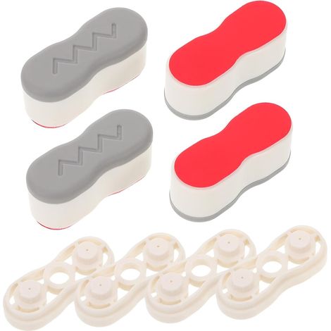 4paires Butoirs de Siège de Toilette, Caoutchouc (1/5)