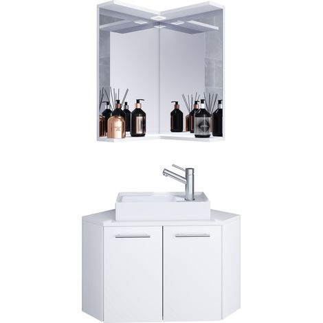 3 un. Lavabo de esquina Vilosa 95x50x50 - VCM