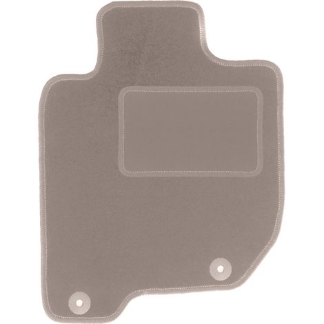 Fahrermatte aus Velours für: Mitsubishi L200 IV Pickup (2006–2015), beige