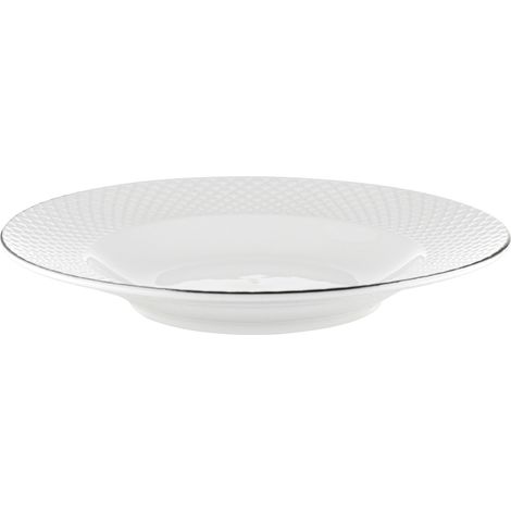 Florina Tiffany Platin-Teller, tief, 22 cm
