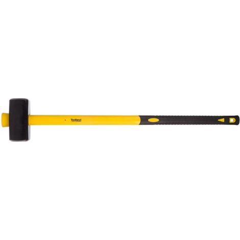Martello toolland sh4k testa acciaio manico fibra vetro 5,1kg (1/2)