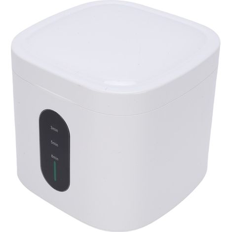 Nettoyeur à ultrasons pour bijoux avec technologie 45 000 Hz, lumière UV 254 nm, capacité 200 ml, fonctionnement silencieux, idéal pour lunettes, bijoux et bracelets de montre. Prise européenne. (1/5)