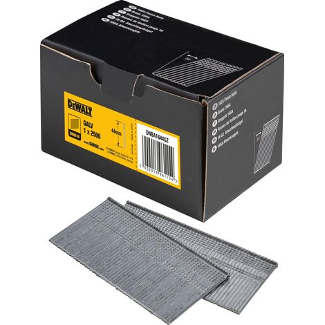 Chiodi DeWalt dnba1644gz 20 gradi zincato 2500 pezzi