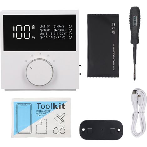 Ortviai Purificateur d’air 2-en-1 mural et sur bureau, rechargeable USB, générateur d’ions négatifs, silencieux (1/5)