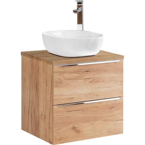 Mobile bagno con lavabo April marrone 60cm (1/5)