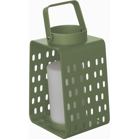 PROLOISIRS Lampe intérieur/extérieur GM (grand modèle) alu - amande 19 x 32 x 15 cm