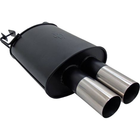Silencieux Echappement BMW Serie 5 E39 Berline 96-03 - 2x76mm RL-27672671