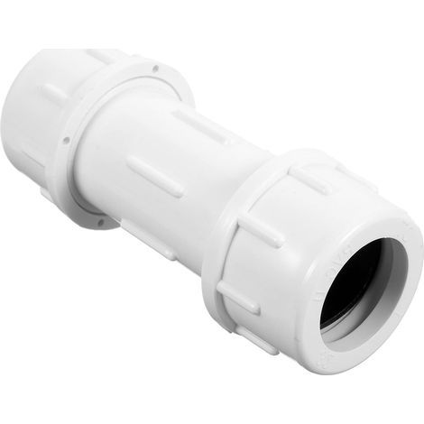Adaptateur de Tuyau PVC 32mm Blanc pour Arrosage Jardin Raccord Rapide Réutilisable Connecté Eau Froide Irrigation Piscine (1/4)