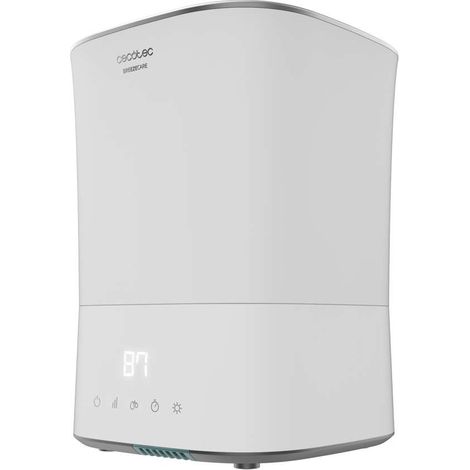 Cecotec Luftbefeuchter BreezeCare 3500 Warm. Tank 5,5 Liter, Befeuchtung 400 ml/h, Keramikfilter, Abdeckung bis zu 35 m2, Autonomie bis zu 22h, 3 Geschwindigkeiten, Timer