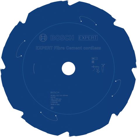 Bosch EXPERT Fibre Cement Circular Saw Blade 305 x 2.2/1.6 x 30mm T8 2608902204 (1/5)