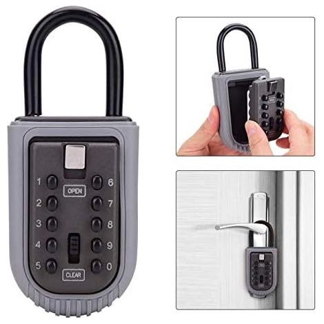 Coffre-fort à clés, coffre de sécurité, armoire forte de sécurité - Coffre-fort portable d'extérieur (1/3)