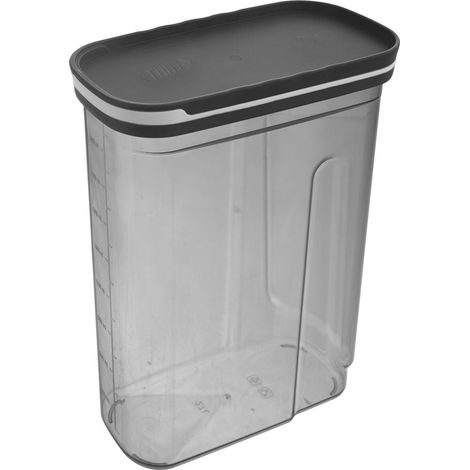 Recipiente para productos a granel con dispensador, GRIS, 2,7 l (1/5)