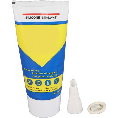 Mastic silicone polyvalent étanche imperméable pour sous-sol salle de bain cuisine intérieur transparent (1/5)