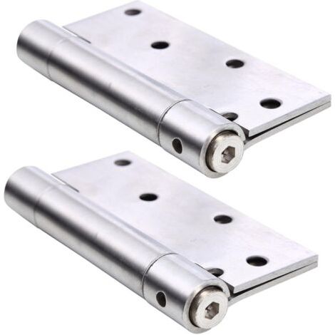 4 Inch Comfort Self-Closing Stainless Steel Single Spring Door Hinge (Pack of 1 Pair) (1/5)