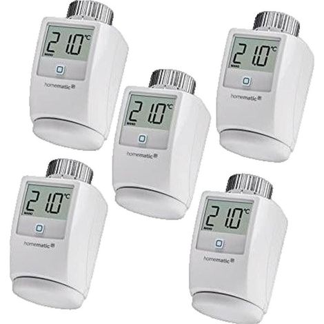 Thermostat connecté Eq 3 Heizkörperthermostat, lot de 5 unités