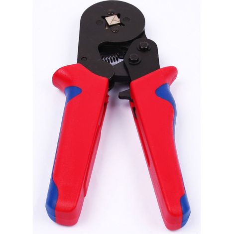 Outil de sertissage, outil de sertissage pour manchons d'extrémité 0,25 - 10 mm²/AWG 23 - 7, auto-ajustable (1/3)