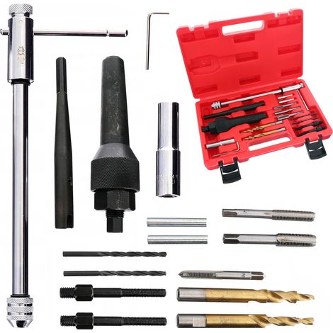 Kit per la rimozione di candelette rotte, 16 pezzi, valigetta di riparazione (1/4)