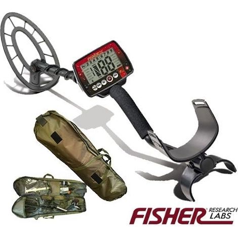 Fisher F44 metal detector piastra 11 + Borsa di trasporto