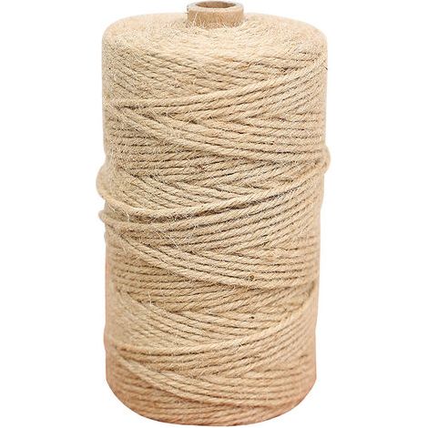 Pair - Corde de ficelle, matériel de bricolage tissé à la main, corde épaisse et fine, pour le jardinage, le bricolage, l'artisanat, la décoration et l'emballage cadeau, (2 mm/200 M) (1/5)