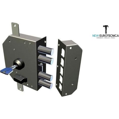 Serratura legno applicare 3250 k55/34 cr entrata 60 mm (destra/sinistra) verso destra