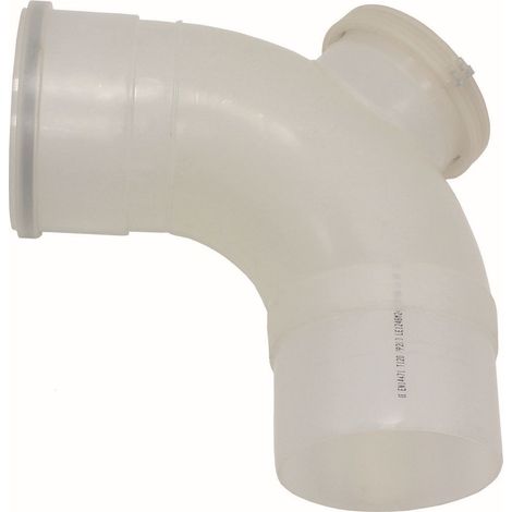 Vaillant Bogen 90 Grad DN 200 PP mit Reinigungsöffnung, 0020095555 (1/2)