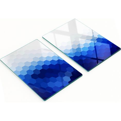 Küchenschneidebretter aus Glas mit Würfelmotiven, 2 x 40 x 52 cm (1/5)