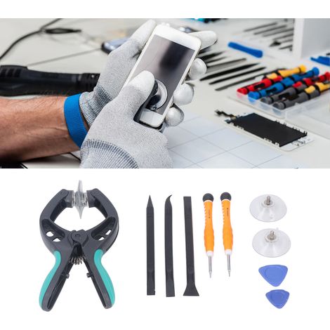 Elektronikreparaturset (Saugreparatur, Bildschirmreparatur, Schraubendreher, Hebelwerkzeug, Demontage- und Reparaturwerkzeug) – 10-teilig (1/5)