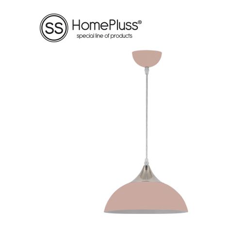 Lampara colgante E27 Rosa