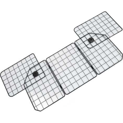 Barrière de sécurité pour chien en voiture, grille métallique réglable en fer pour coffre, compatible avec SUV et fourgonnettes. (1/5)