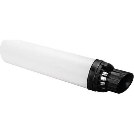 Scarico fumi tubo terminale coassiale orizzontale maschio femmina per caldaia a condensazione ø60/100 - 85 cm NPE
