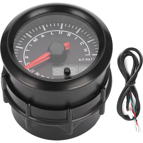Compteur LED 52mm 7 couleurs Rapport Air/Carburant Instrument de Modification Auto (1/5)