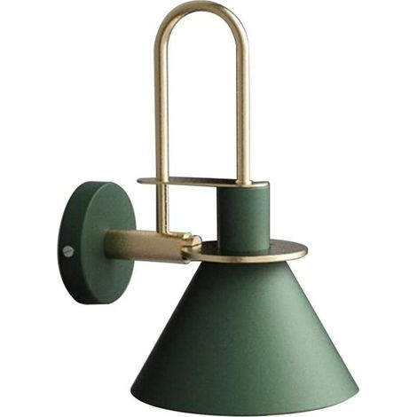 Kaelt - Applique Murale en Aluminium Colorée, Applique Murale d'Intérieur Corne Moderne (Vert) (1/5)