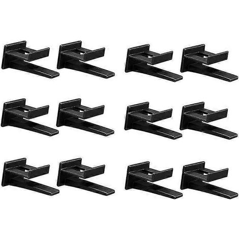 Selbstklebende Hutablage-Haken für Wand & Tür (12er-Pack) – Baseballkappenhalter, Schrank- & Aufbewahrungsorganisation
